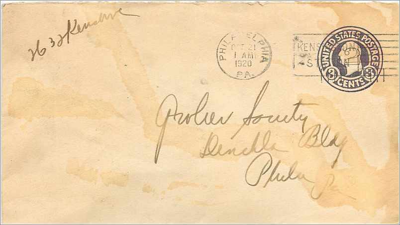 Lettre Cover Etats-Unis Stationary 3c Philadelphia 