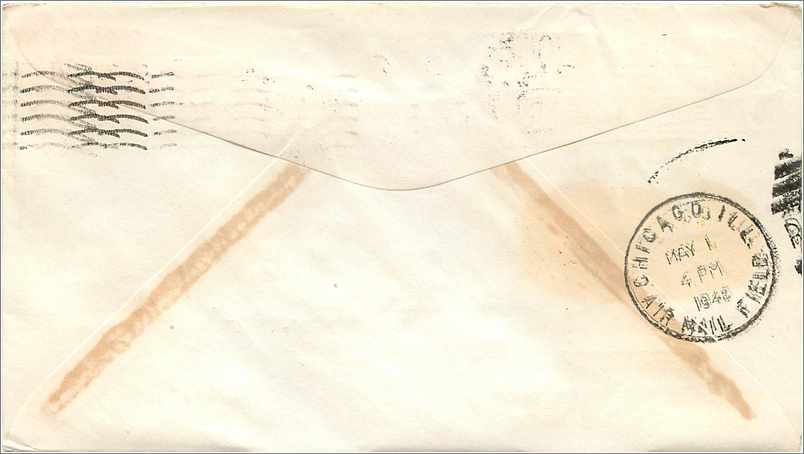 Lettre Cover Etats-Unis Wisconsin Vache Cheese Fromage 1948 Barabo — Verso