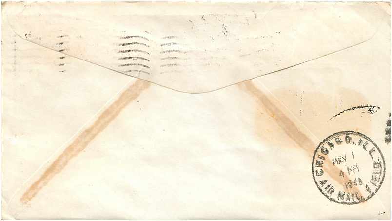 Lettre Cover Etats-Unis Wisconsin Vache Cheese Fromage 1948 Barabo — Verso
