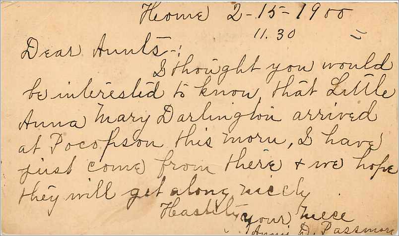 Lettre Cover Etats-Unis Stationary 1900 to West Chesler — Rückseite