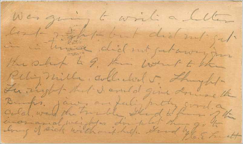 Lettre Cover Etats-Unis Stationary 1900 to Crawford — Rückseite