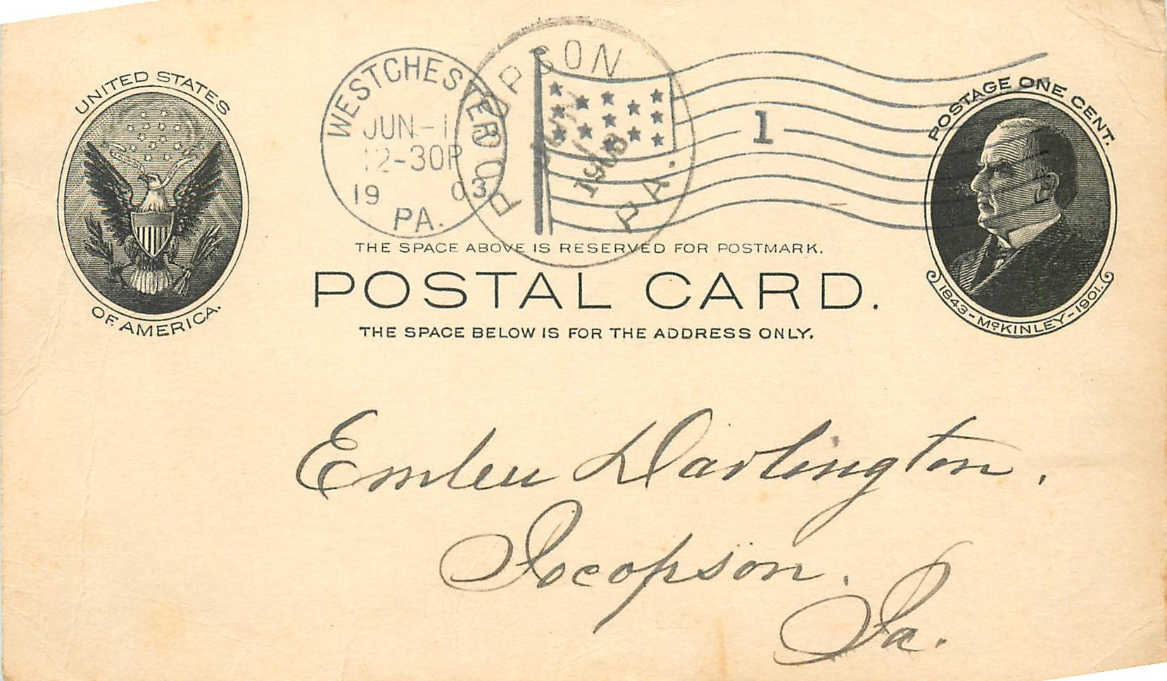 Lettre Cover Etats-Unis Stationary 