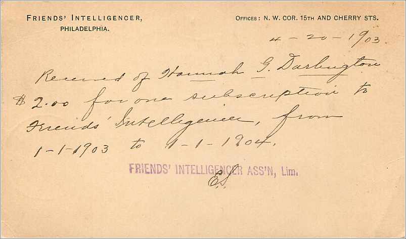 Lettre Cover Etats-Unis MC Kinley Philadelphia 1903  — Rückseite