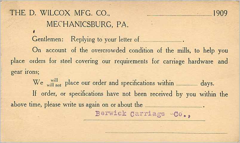 Lettre Cover Etats-Unis for Mechanicsburg — Verso