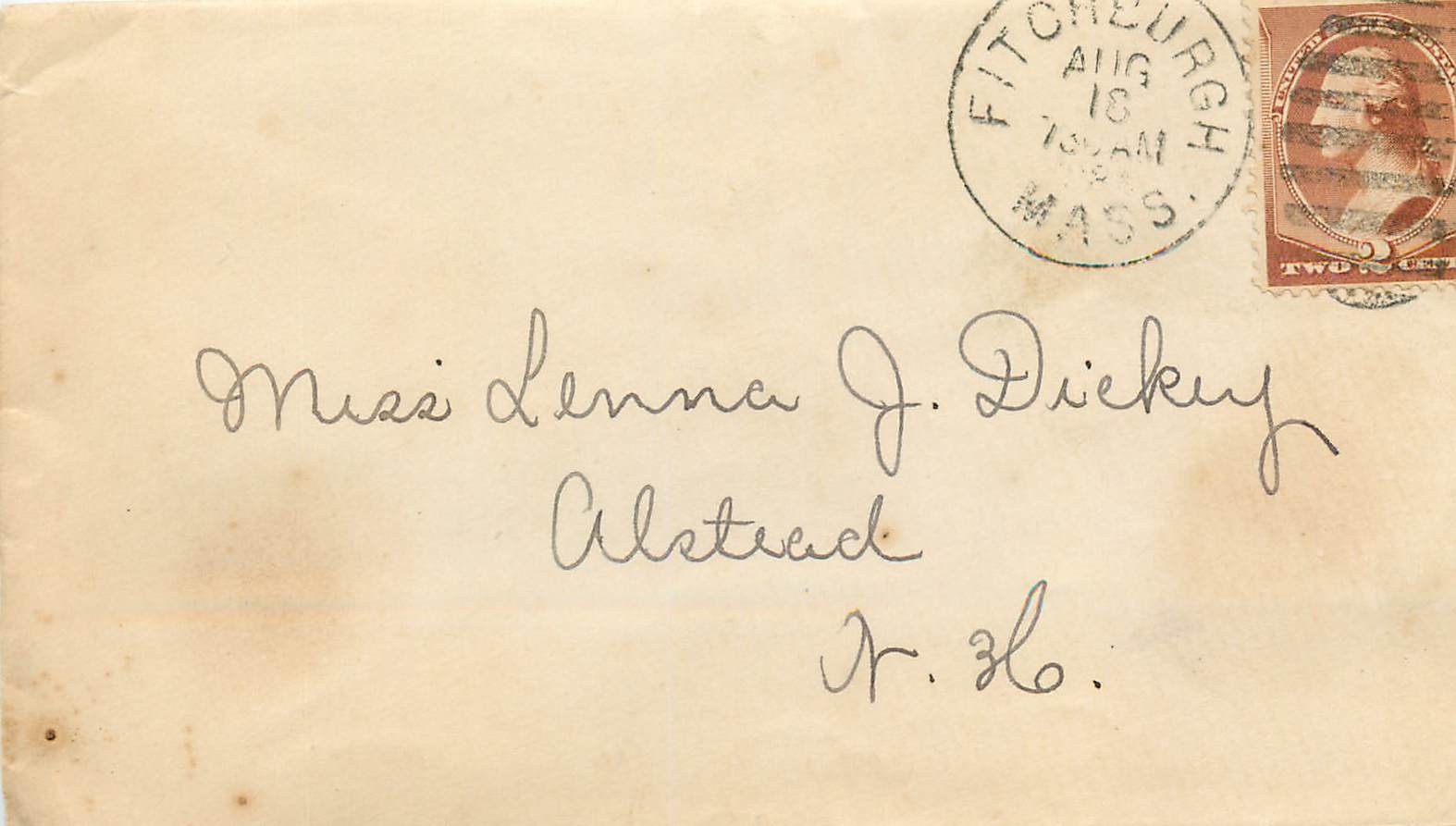 Lettre Cover Etats-Unis 3c Utica