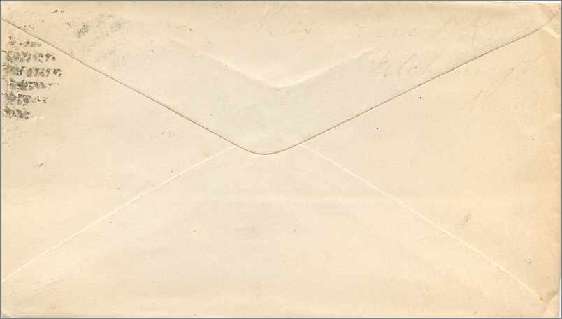 Lettre Cover Etats-Unis 3c Utica — Verso
