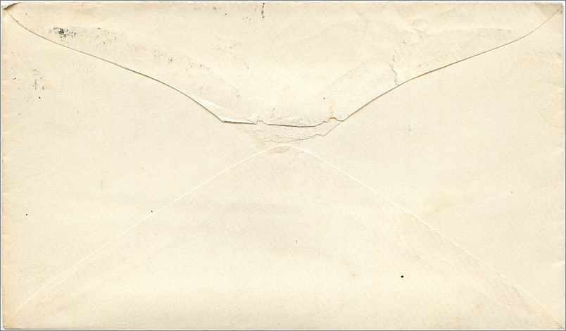 Philadelphia — lettre à Potteville — timbre 2 cents vert — Rückseite