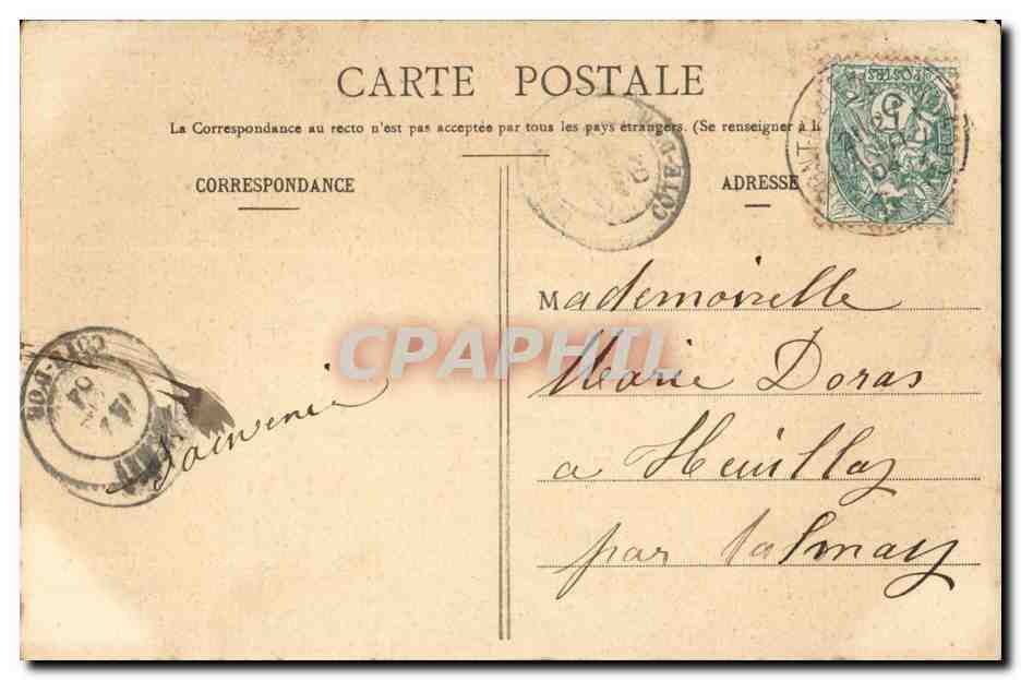 Jeune Fille à Marier — Commandements de la Jeune Fille à Marier — Phototypie A. Beauret & Cie, Mancy — Verso