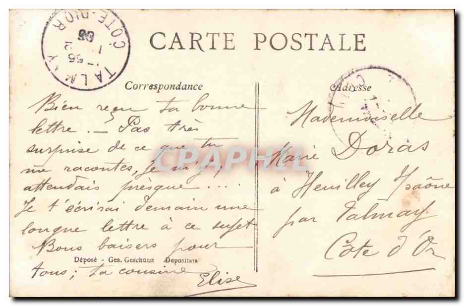 CPA FAntaisie Compte sur tes soldats O France (militaria) — Rückseite