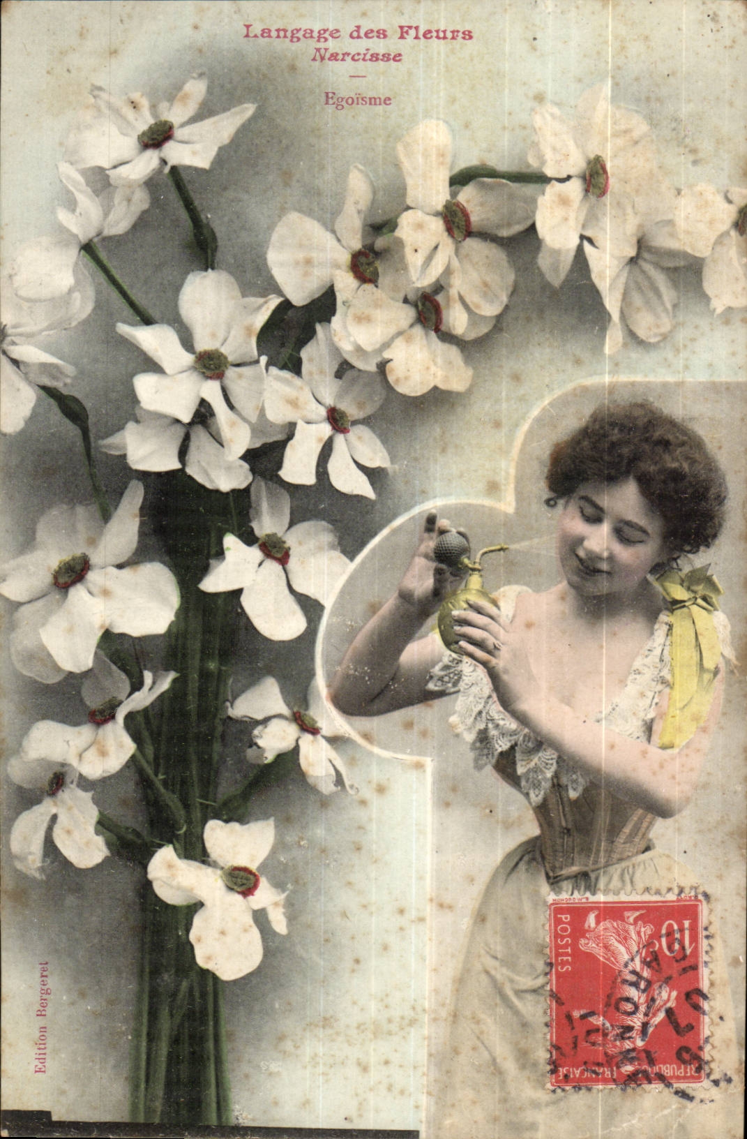 Langage des Fleurs — Narcisse — Egoïsme — Édition Bergereut