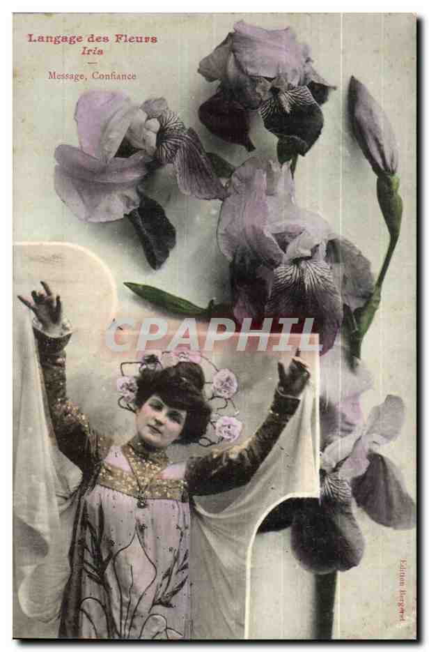 Langage des Fleurs — Iris — Message, Confiance — Édition Berger-Levrault