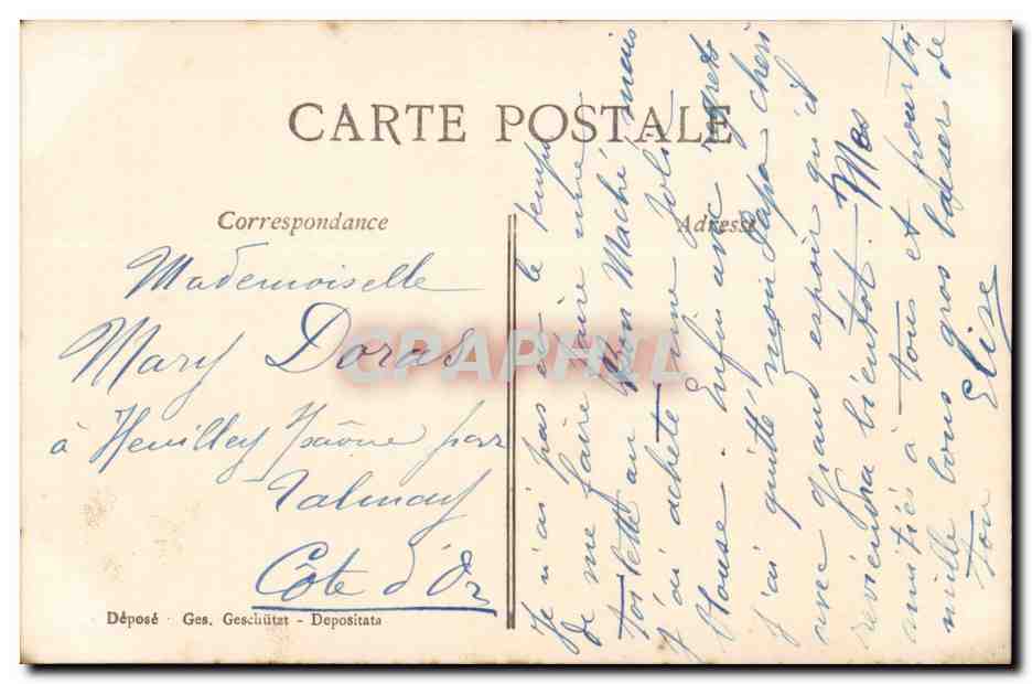 Les Caresses — poème — Adès, n° 479 — Achterkant