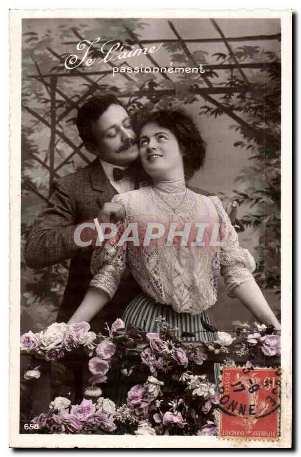 Amour passionné — scène de couple — éditeur anonyme, n° 658
