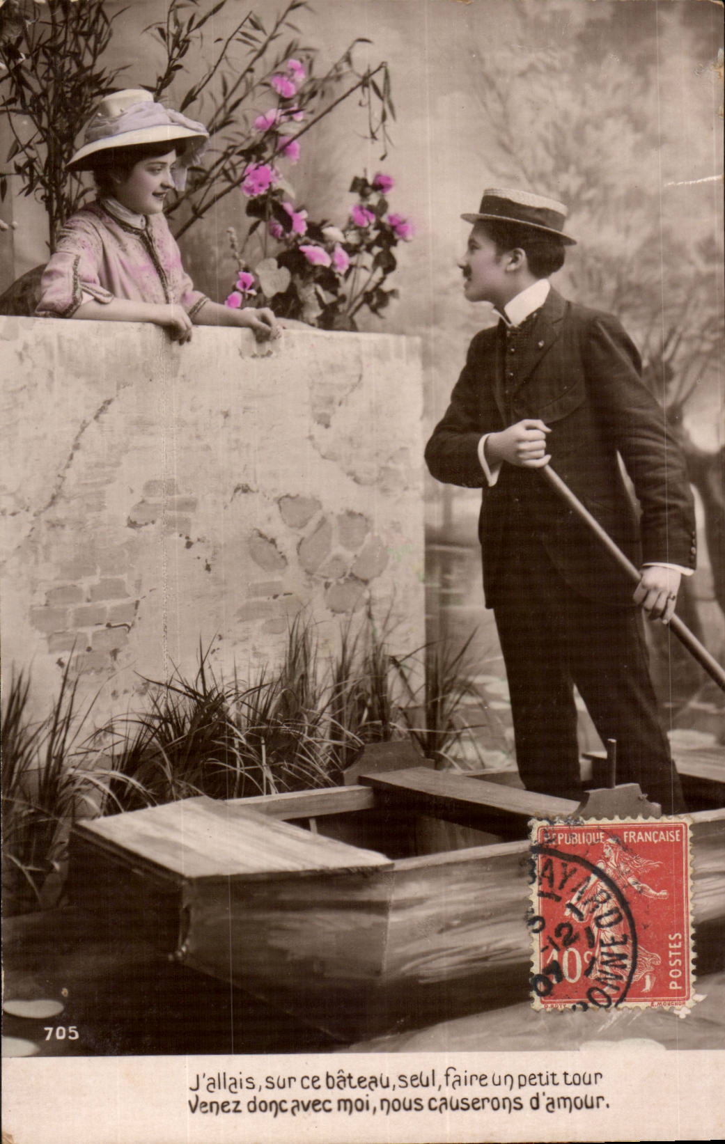 CPA FAntaisie Femme 
