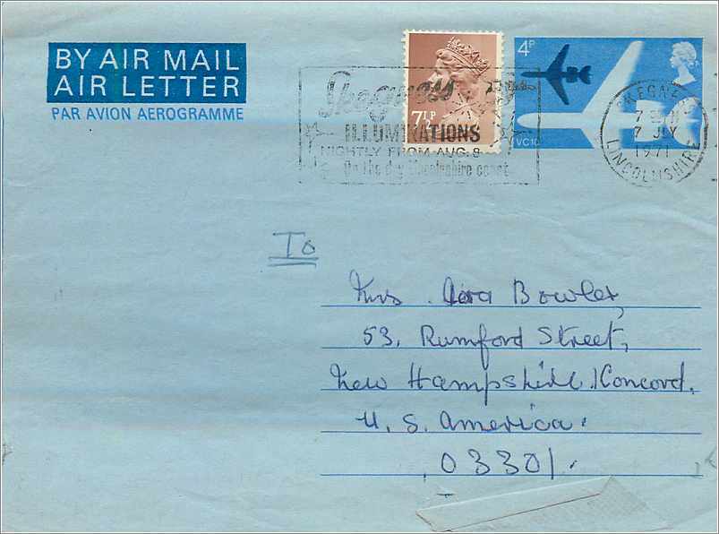 Luftbild-Postkarte — Beleuchtungsfest — Verleger nicht sichtbar