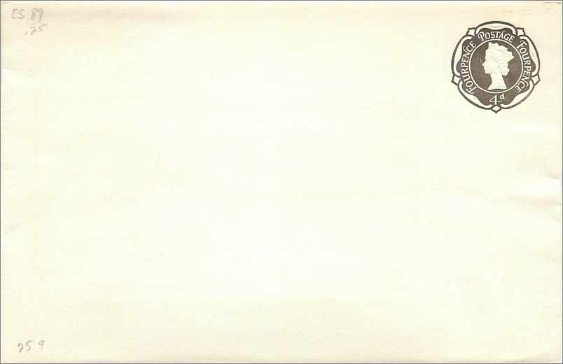 Entier Postal Stationary 4d + 1/2d 