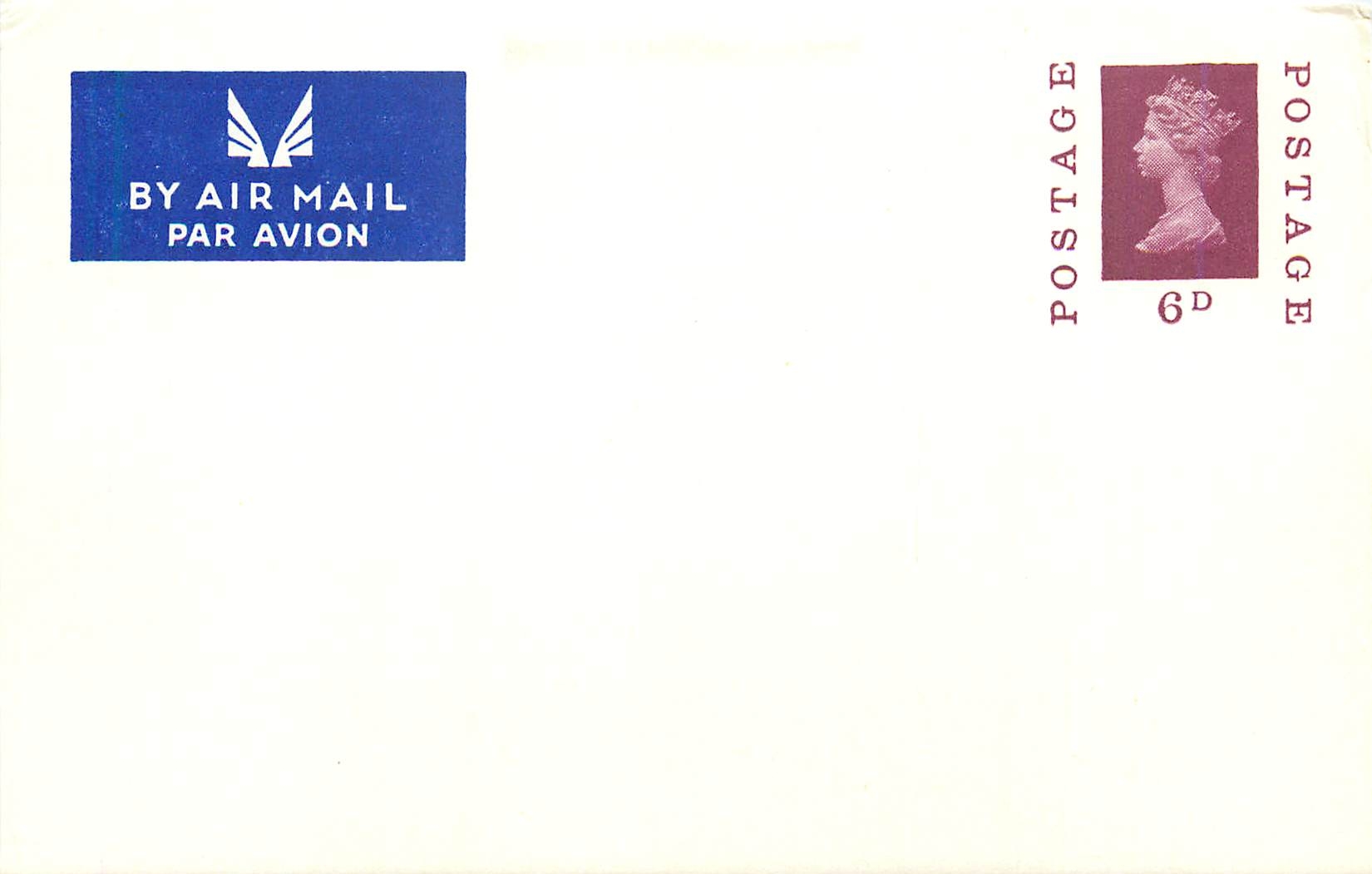Entier Postal Stationary Machin 6d + 4d