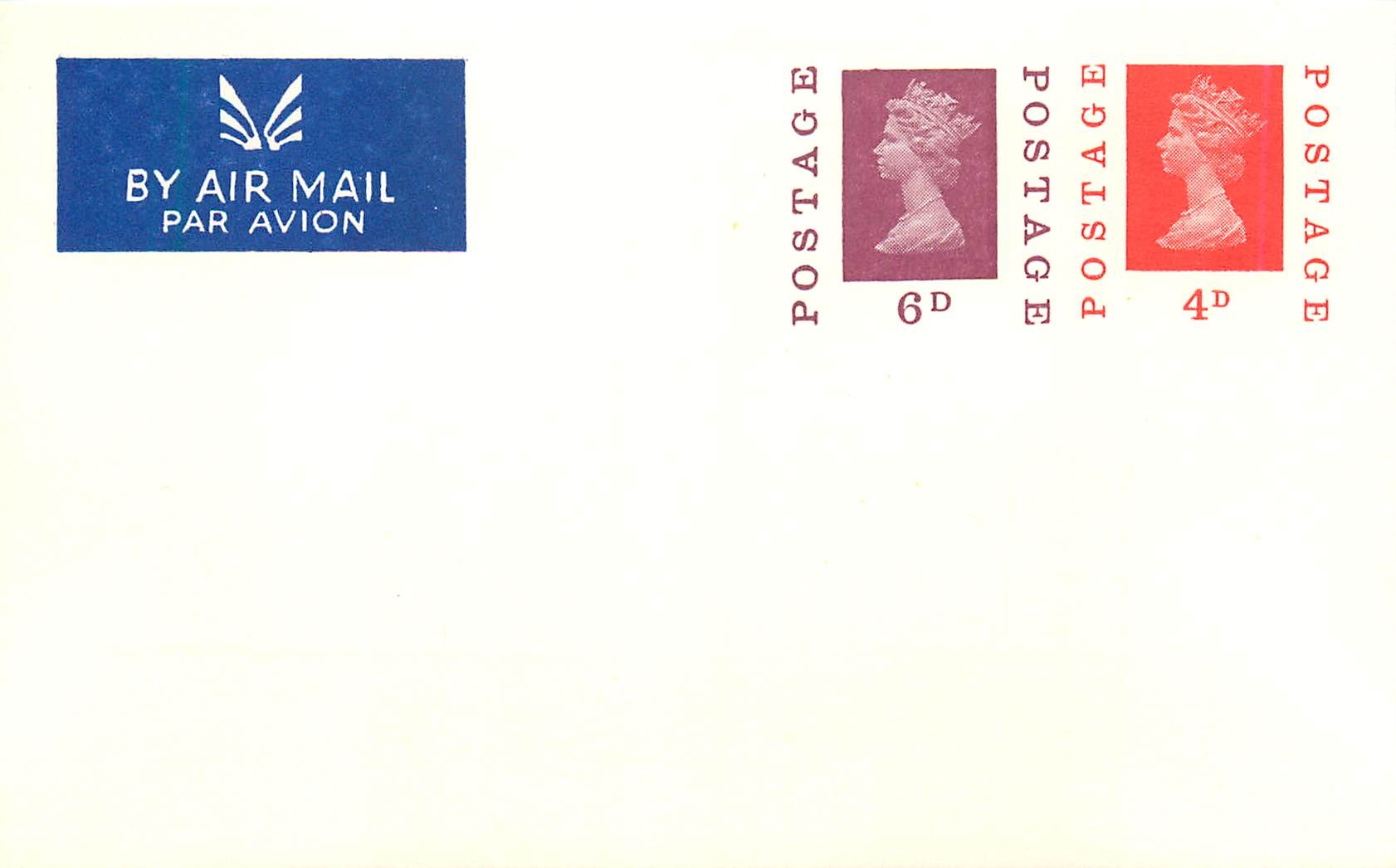 Entier Postal Stationary 6d + 4d