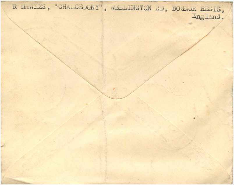 Entier Postal Stationary 2 1/2d + various values Rugby 1947 — Verso