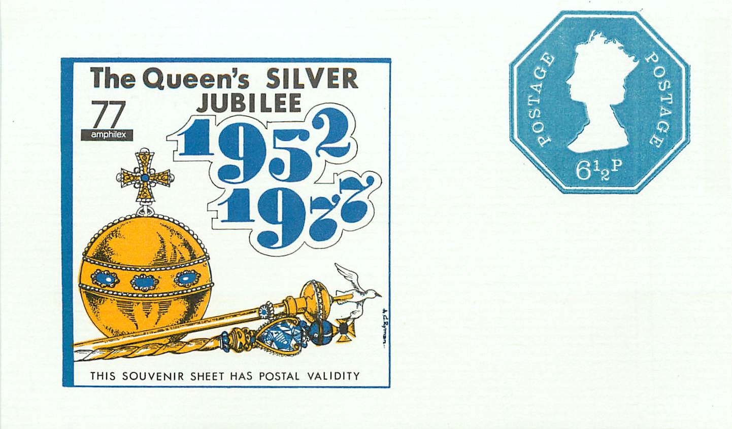 Jubilé d'argent de la Reine — 1952-1977 — amphilex n°77