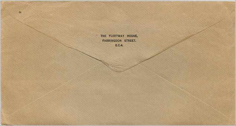Entier Postal Stationary 2 1/2d London 1957 — Verso