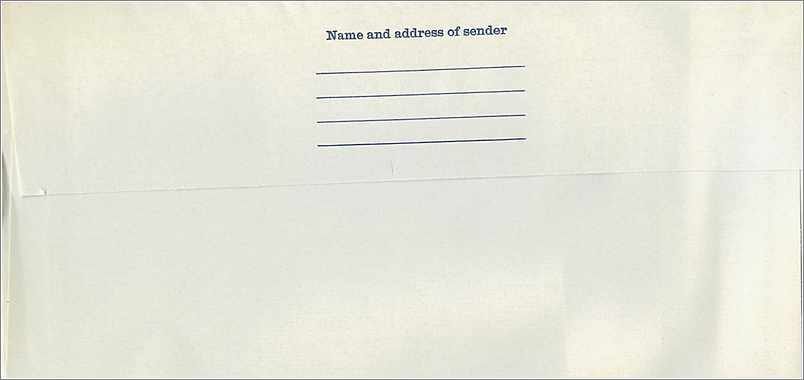 Entier Postal Stationary 5d  — Verso