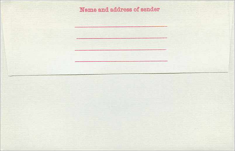 Entier Postal Stationary 4d — Verso