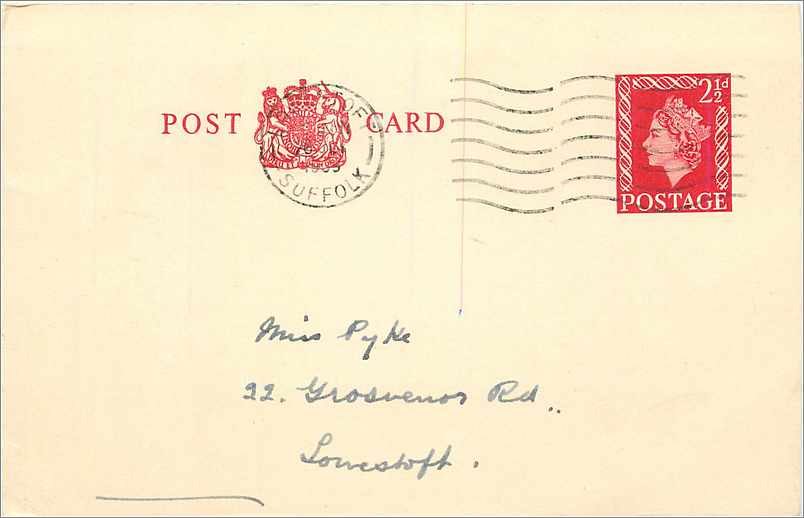 Entier Postal Stationary 2 1/2d London 1957