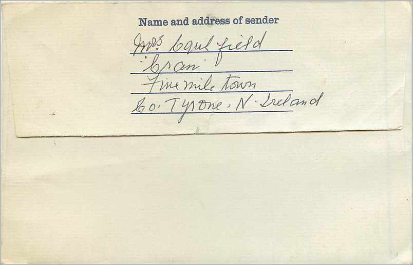 Entier Postal Stationary 5d Machin for New York — Verso