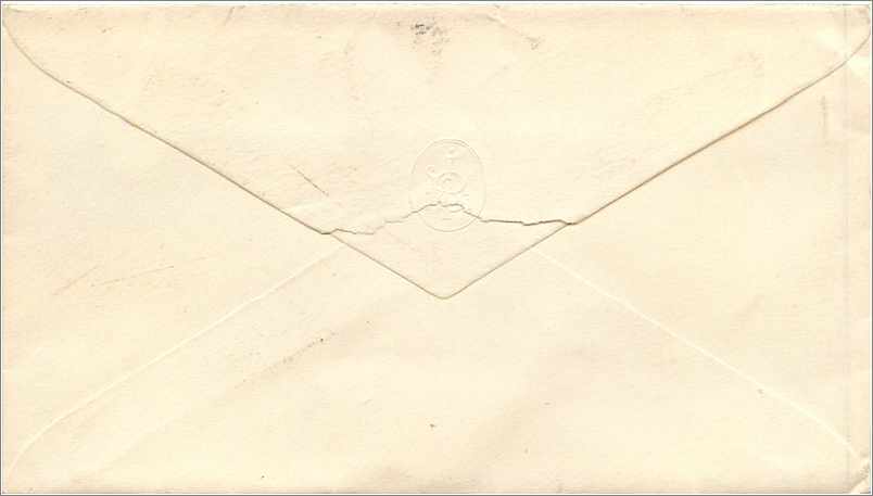 Entier Postal Stationary 3 1/2p — Verso
