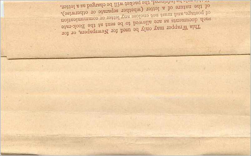 Entier Postal Stationary 1/2p Aylesbury for USA — Verso