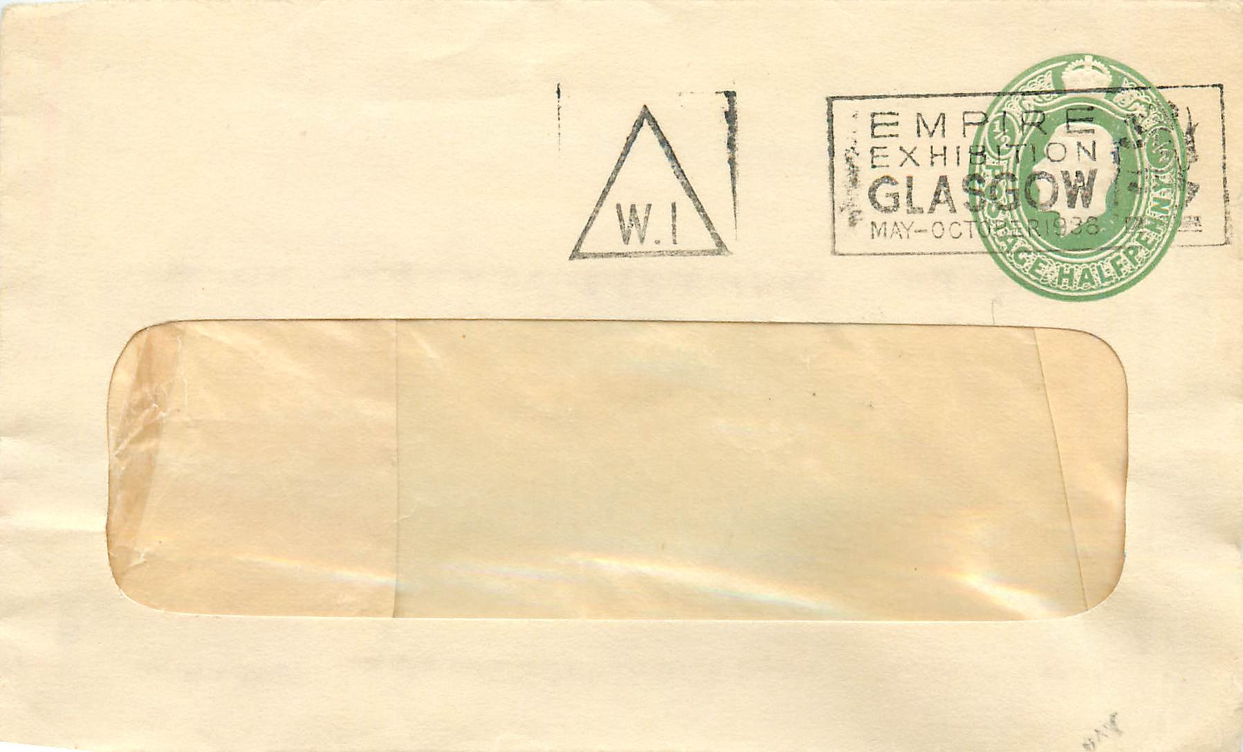Entier Postal Postal Stationary Grande Bretagne Great Britain Empire Exhibition Glasgow 1936