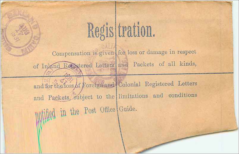 Entier Postal Postal Stationary Grande Bretagne Great Britain St Yves — Verso