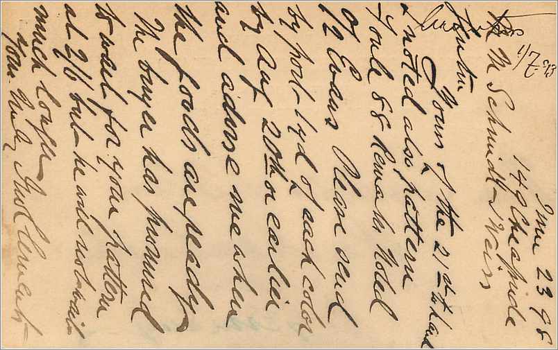 Entier Postal Postal Stationary Grande Bretagne Great Britain 1898 London to Voigtl Reichenbach — Verso