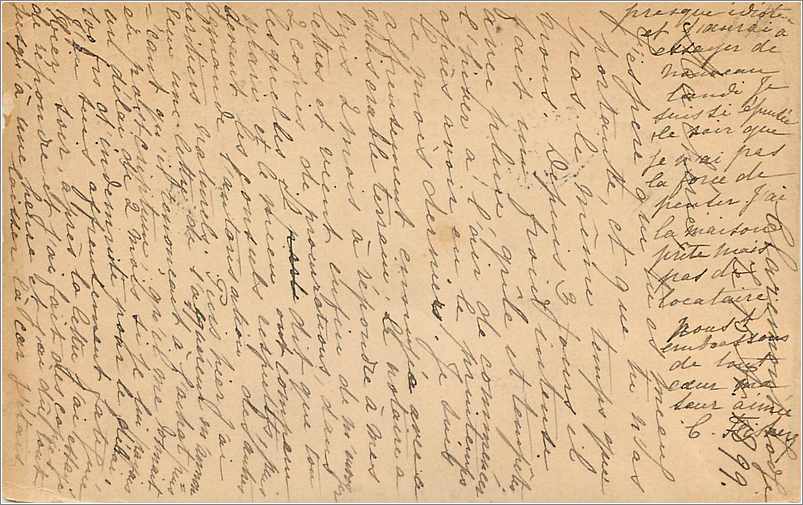 Entier Postal Postal Stationary Grande Bretagne Great Britain Kingston to New York 1899 — Verso
