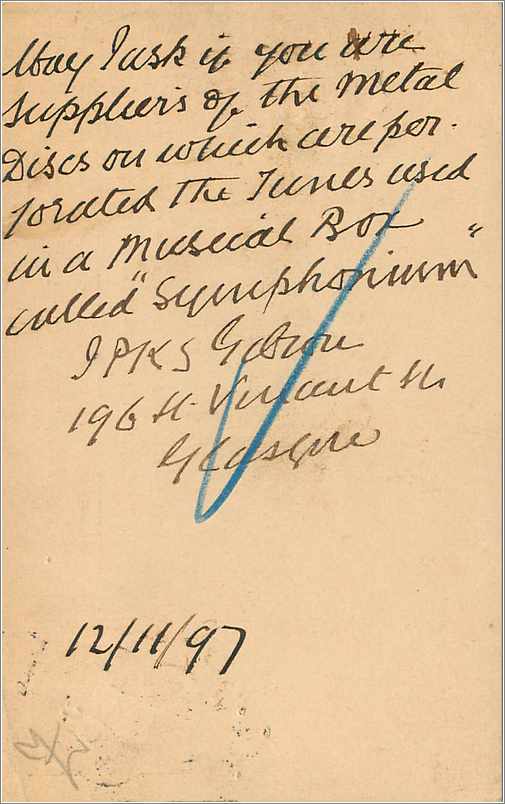 Entier Postal Postal Stationary Grande Bretagne Great Britain 1897 London to Berlin — Verso