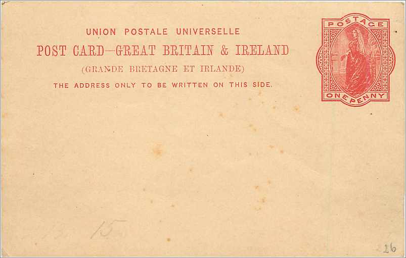 Entier Postal Postal Stationary Grande Bretagne Great Britain 