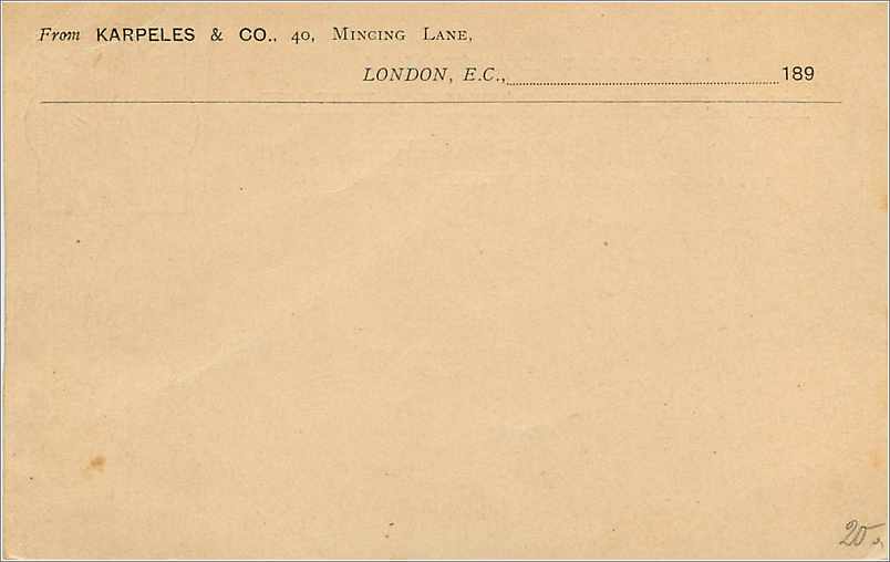 Entier Postal Postal Stationary Grande Bretagne Great Britain  — Verso