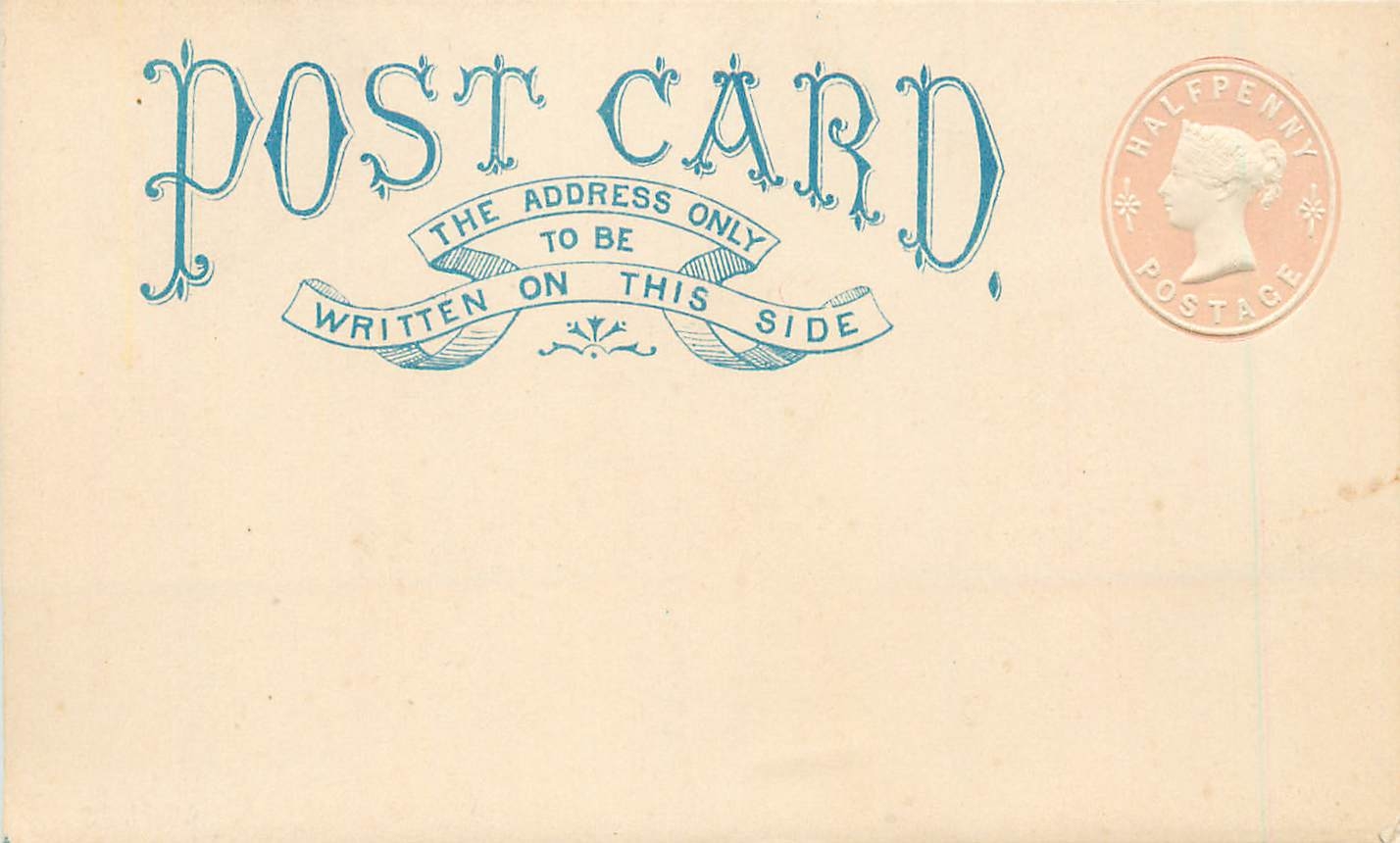 Entier Postal Postal Stationary Grande Bretagne Great Britain 1/2p