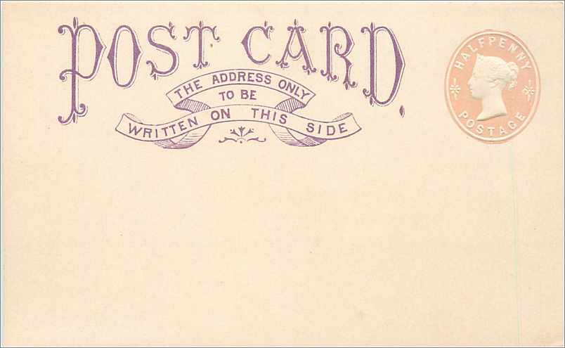 Entier Postal Postal Stationary Grande Bretagne Great Britain 1/2p