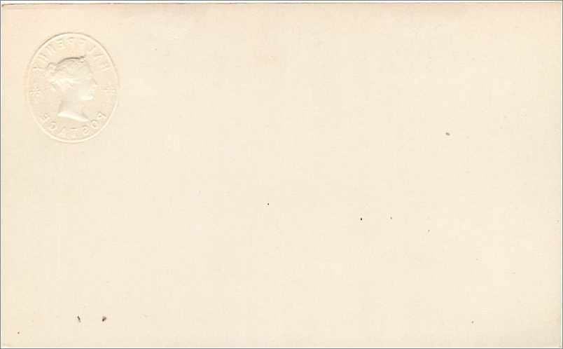 Entier Postal Postal Stationary Grande Bretagne Great Britain 1/2p — Verso
