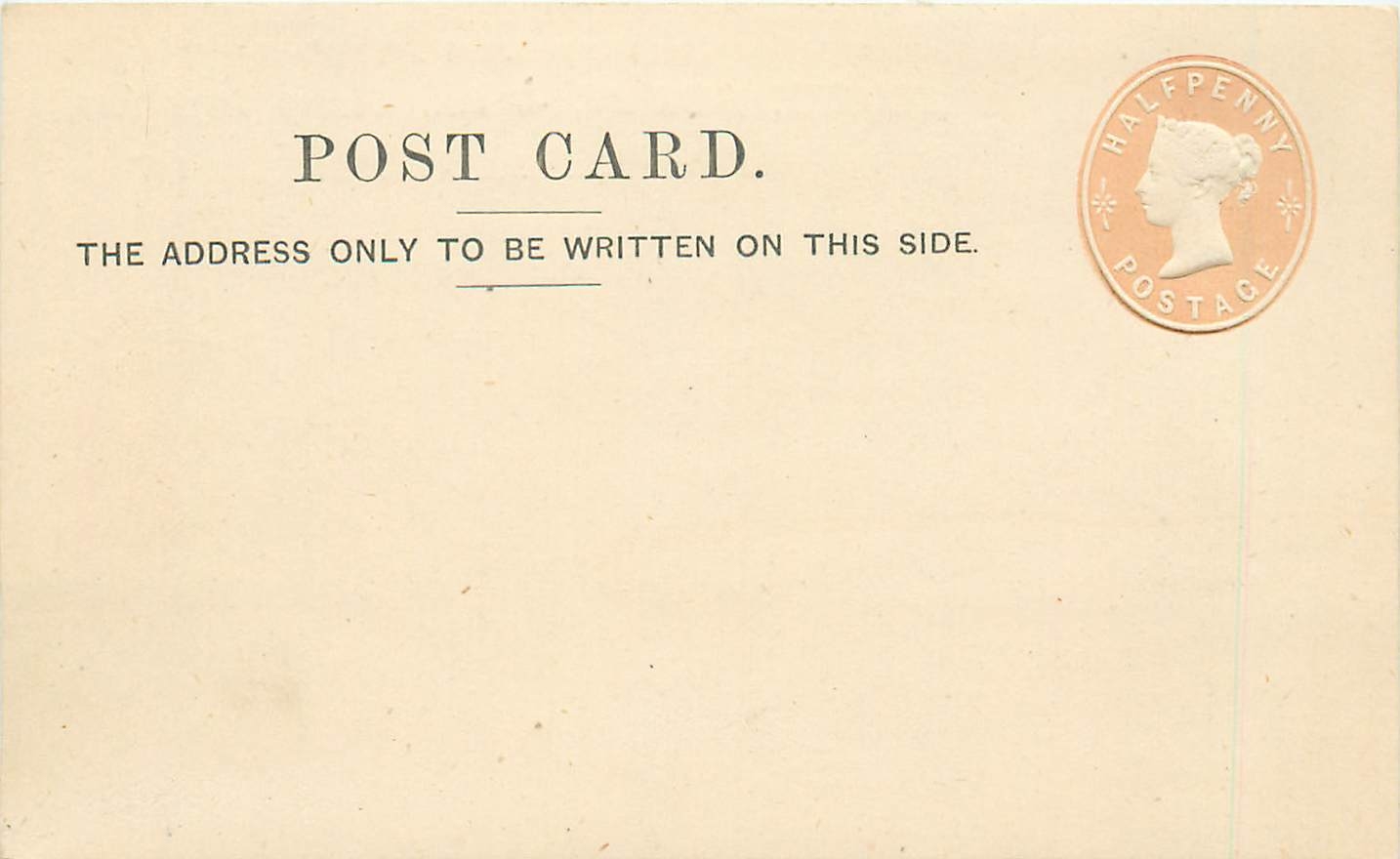 Entier Postal Postal Stationary Grande Bretagne Great Britain 1/2p