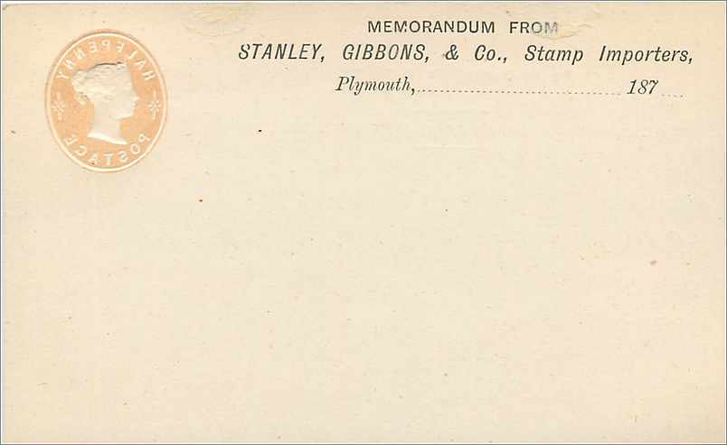 Entier Postal Postal Stationary Grande Bretagne Great Britain 1/2p — Verso