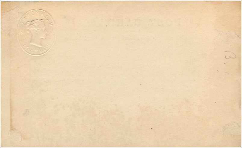 Entier Postal Postal Stationary Grande Bretagne Great Britain  — Verso