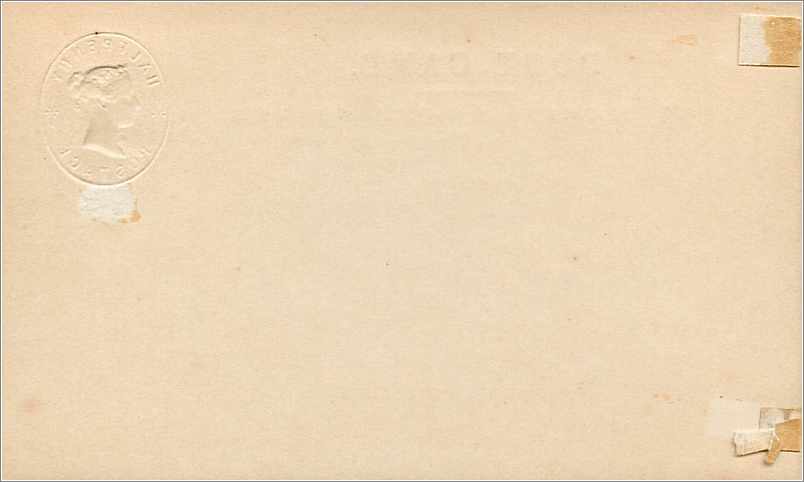 Entier Postal Postal Stationary Grande Bretagne Great Britain  — Verso