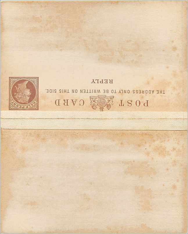 Entier Postal Postal Stationary Grande Bretagne Great Britain  — Verso
