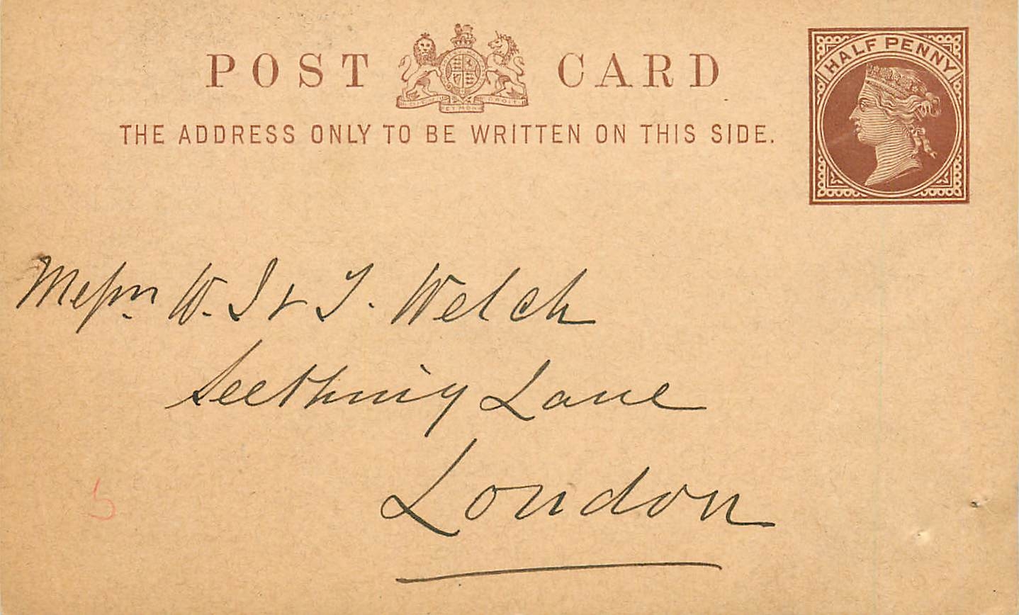 Entier Postal Postal Stationary Grande Bretagne Great Britain to London