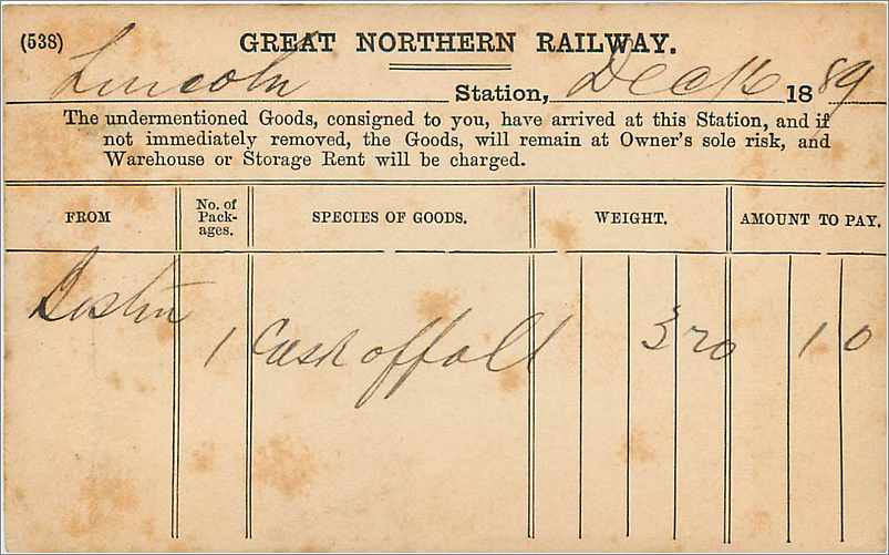 Entier Postal Postal Stationary Grande Bretagne Great Britain 1/2p Loncoln 1889 — Verso