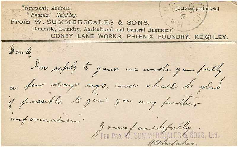 Entier Postal Postal Stationary Grande Bretagne Great Britain 1/2p + 1 1/2p Kechley to Ontario — Verso