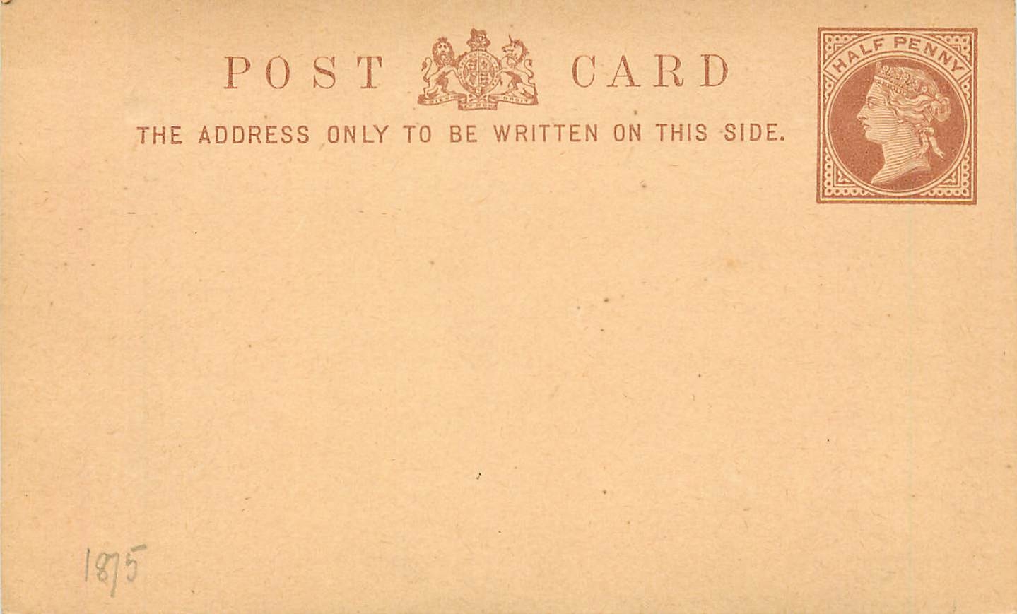 Entier Postal Postal Stationary Grande Bretagne Great Britain 1/2p